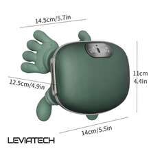 USB Rechargeable 6D Hand-Simulated Neck And Shoulder Massager, Cordless Electric Massage Device With 3 Modes & 2 Heat Settings For Back, Arms, Legs, Portable Deep Kneading Massager, Ideal Gift For Parents - Multicolor - View 10