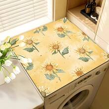 1 pieza Estera absorbente para secar platos con patrón de girasol vintage, decoración del hogar, apta para máquina de espresso, fregadero, grifo, baño, accesorios de cocina - Multicolor - Ver 10
