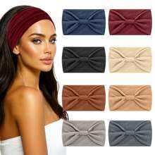 Diademas Deportivas, Bandas para el Cabello, Diadema Elástica Suave Que Absorbe el Sudor, Adecuada para Hombres y Mujeres Deportes de Corriendo Headband para Correr, Ciclismo, Yoga - como en la imagen - Ver 8