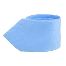 Set Of 5 Light Gray Formal Ties For Groomsmen, Weddings, Events, And Conferences - 藍色寧靜號 - 查看 4