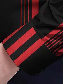 Camisa de manga larga con botones, a rayas y a cuadros, de estilo casual y de negocios para hombres.Camisa formal para hombres.Camisa a cuadros para hombres.Adecuada para uso diario, ir al trabajo, salir, fiestas.Se puede combinar con pantalones de traje o traje.Estampado aleatorio. - Negro - Ver 11