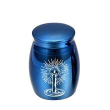 Small Urns For Human Pet Ashes Carving Candles Pattern Mini Urn For Ashes Keepsake Cremation Urns Memorial Ashes Holder - Multicolor - View 8
