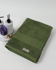Kit 3 Toalhas de Banho Super Macia 600g 100% Algodão Banhão Milano - Branco + Bege + Verde - Visão 4