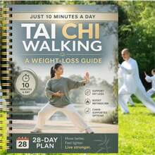 Tai Chi Practice Manual For Seniors And Beginners - Spiral Bound, Includes Progressive Daily Exercises, Gentle Movement Routines Suitable For Fitness, Training, And Practice, Step-By-Step Tai Chi Guide - A - View 6