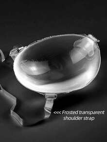 1PC Clear Strap Invisible Silicone Bra, Seamless Push-Up No-Show Bra With Adjustable Transparent Straps For Off Shoulder & Backless Outfits - Clear - View 4