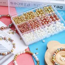 12-Grid Versatile Elegant Beaded Set, Compact Jewelry Box For DIY Necklace, Bracelet, Earring, Hair Accessory Making, Creative Graduation Gift - Multicolor - View 5