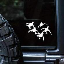 Duck Hunter Decal Sticker, Waterproof Vinyl Car Body Window Bumper Decor Sticker, Car Modification Accessory - 1 pcs - View 1