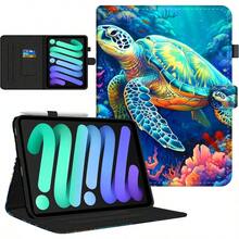 11-Inch (M3/M2), 5th Gen/4th Gen 10.9 Inch, Pro 11 Inch Cases 4th/3rd/2nd/1st With Pencil Holder/Magnetic Closure/Card Slots/Auto Wake Sleep, Sea - View 1