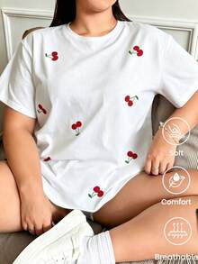 Plus Size T-Shirts - White - View 1