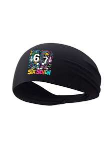 Ensemble seau et sac bandoulière imprimé de mème viral de dessin animé streetwear hip-hop 67, tenue unisexe originale pour tous les jours et toutes les saisons - Multicolore - Voir 9
