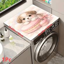 1pc Cute Puppy Pattern Absorbent Dish Drying Mat, Home Decor, Suitable For Espresso Machine, Sink, Faucet, Bathroom, Kitchen Accessories - Multicolor - View 14