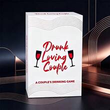 55 Couple Drinking Game Cards, A Fun Drinking Game Designed For Couples Who Want To Laugh And Add Some Fun To Their Nights. Perfect For Date Nights, Anniversaries, Or Any Time You Want To Relax. Can Also Be A Gift For Valentine's Day Or Christmas. - Multicolor - View 1