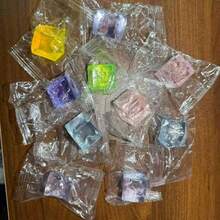 1/4/6pcs Randomly Shipped Stress Relief Cube - Handheld Desktop Toy, Effectively Relieves Anxiety. Made Of Super Elastic Squeezable Material, Maintains Cube Shape. Ideal Choice For Classroom Rewards, Party Favors And Holiday Gifts! - Multicolor - View 10