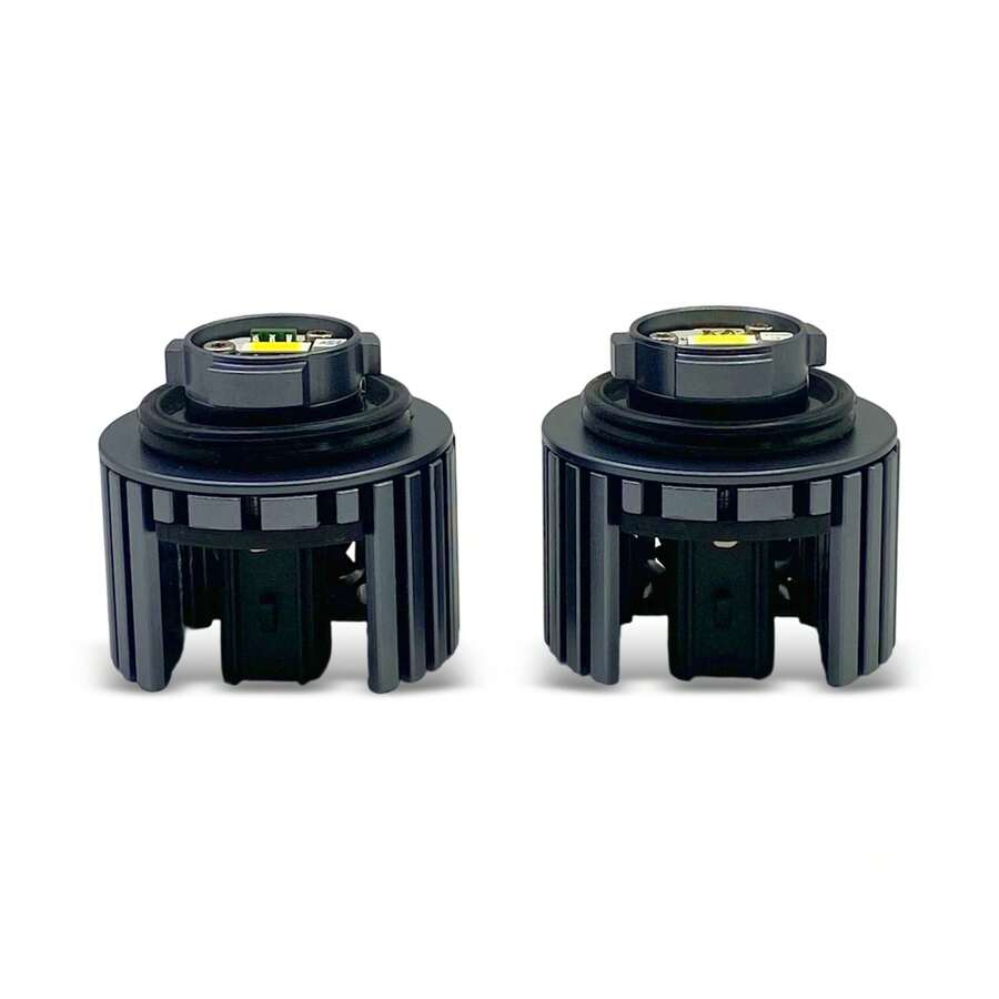 Premium LW5B LED Fog Lights, Dual Color Yellow & White, 30W High Power, Built-In Cooling Fan, Plug & Play, Suitable For Daytime Running Lights/Reverse Lights, 2pcs/Pack