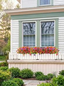 20pcs Artificial Flowers, Faux Plants Suitable For Indoor And Outdoor Gardens, Porches, Windowsills, Home, Weddings, Country Style, UV Resistant Plastic Flowers, Realistic Greenery Decor, Hanging Baskets, Kitchen Home Vase Decoration - Multicolor - View 6