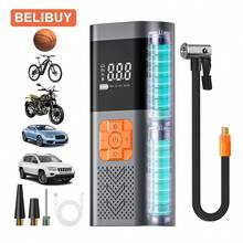 belibuy Car Air Pump - Black - View 6