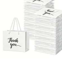 10pcs Brown Kraft Paper Bags With Handles, Solid Color Gift Bags, Small Portable Shopping Bags, Suitable For Boutiques, Weddings, Christenings, Birthday Parties, Gift Bags, Bridesmaids Bags, Mother's Day, Graduations And Other Occasions - Brown - View 10