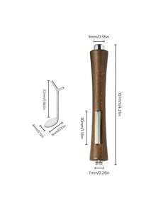 Outil de nail art magnétique 4-en-1 œil de chat, outil de nail art œil de chat en forme de cœur, baguette magnétique multifonctionnelle pour vernis gel UV marron foncé à taille fine, design artistique, facile à saisir, convient pour l'art des ongles à la maison et en salon, accessoires de nail art, cadeau sélectionné pour la famille, les couples, les amis. - Multicolore - Voir 10