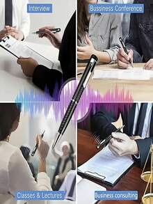 Professional High-Definition Voice Recorder - Portable Long Battery Life 180mAh Battery Noise Reduction Design Suitable For Business Use (Memory Card Required) - None - View 9