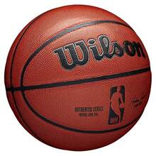 Wilson NBA Authentic Series Indoor Competition Size 6 Basketball - Orange - View 2