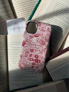 Magnetic Phone Case, Book Phone Case, Gift For Romance Readers, MagSafe Compatible, Gift For Book Lovers, Summer Phone Case, Pink Phone Case - 白色 - 查看 3