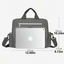 1pc Large Capacity Quilted Style Hand-Carry & Shoulder Carry Mommy Bag, Multifunctional Casual Bag - Multicolor - View 4
