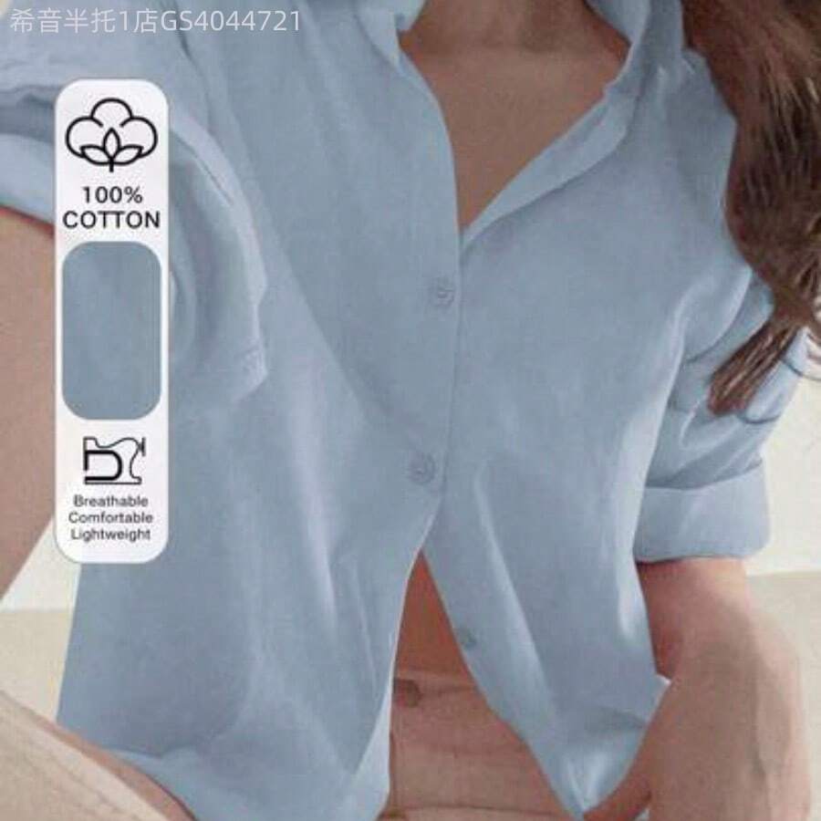Women Blouses & Shirts - Blue - View 1