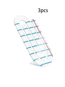 3pcs/Set Large Acrylic Paper Clips 4-Inch Bookmark Set For Students, Teachers, Graduation, Back To School, School Year, Office Stationery Gift (Pencils, Notebooks, Paper) - Back-to-school Season Paperclips - View 9