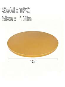 1pc (6/8/10/12 Inch) Round White Cake Boards, Cake Board Base,For Bakery Baking, Cake DIY, Desserts, Wedding Celebrations, Birthday Parties, Snacks, Cupcake Display Trays, Themed Parties,Wedding Party - Multicolor - View 20