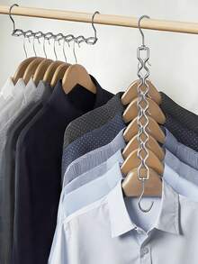 Gantungan Baju Ajaib Berlapis-lapis, Gantungan Baju Logam Hemat Ruang yang Dapat Ditumpuk, Cocok untuk Lemari Pakaian, Kamar Tidur, dan Pengorganisasian Pakaian di Kamar Asrama - MultiWarna - View 4