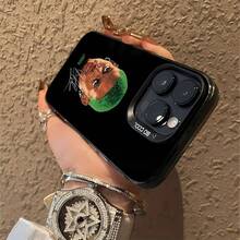Retrato de  verdefunda de teléfono Fundas compatibles con ,Apple,VIVO,OPPO,,, y Honor.Fabricadas en silicona TPU,ofrecen protección contra golpes y caídas. - Negro - Ver 6