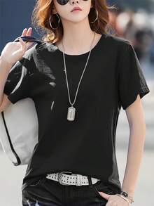 Women Tops - Black - View 11
