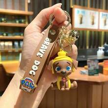 Paw Patrol 1個汪汪隊鑰匙圈吊飾，玩偶背包掛飾，汽車裝飾，情侶鑰匙圈 - 彩色 - 查看 4