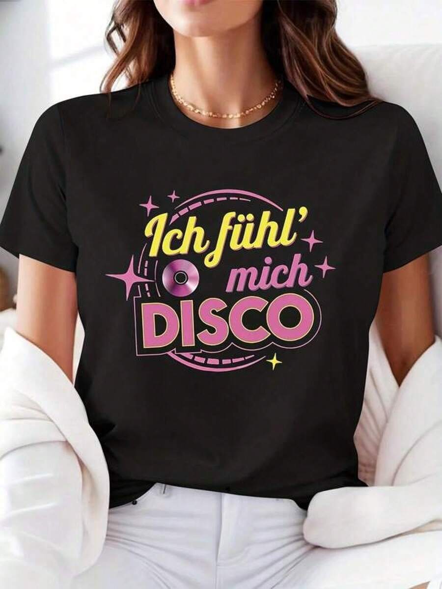 Women T-Shirts - Black - View 1