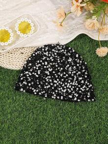 1 pieza Gorro de punto con lentejuelas de unicolor versátil y de moda con diseño calado - Multicolor - Ver 7
