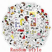 SNOOPY 1套/2026新款貼紙，可DIY貼在手機殼、行李箱、吉他、滑板、筆記本等，送給朋友和家人的小禮物與驚喜（隨機款式） - 彩色 - 查看 6