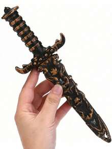 1 Plastic Sword, Pirate Costume Accessory, Suitable For Role-Playing Games And Props.,Halloween - Multicolor - View 4
