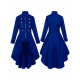 230830 Zipper Trench Coat, Blue