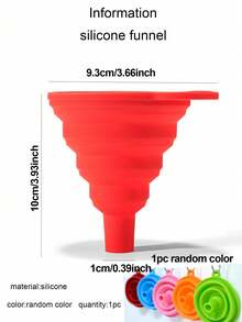 3/5pcs Set, 3 Sizes Small Funnel, Stainless Steel Mini Metal Food Funnel With Liquid, Oil And Powder Transfer Function, Suitable For Kitchen Bottle Filling, Gold - 3pcs/Set - Grey - View 12