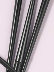 ronshadow 8件套全功能眼部化妆刷套装，包括大号晕染刷、中号眼影刷、小号细节刷、斜角眉刷，用于精准眼部化妆。 - 黑色 - 查看 5