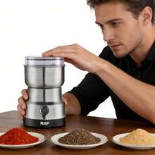 RAF Fresh Coffee In 10 Seconds! 38,000 Rpm Grinder, Grinds Any Bean And Spice Effortlessly - US A Type Plug(110-127V) - View 2