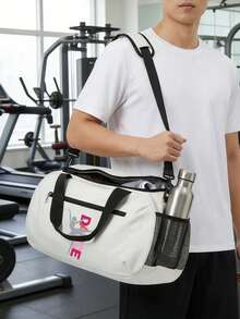 Dance Print Fitness Travel Bag Set, Ballet Fitness Bag With Shoulder Strap, Portable Makeup Bag, Large Capacity Sports Travel Bag, Fashionable Weekend Travel Bag, Suitable For Dance Classes, Fitness, Travel, Gymnastics And Practice, Ideal Gift For Dance Students, Women, Friends, Lovers, Unique Birthday Gift, Holiday Gift, Party Gift, Vacation Gift And Back To School Gift - Multicolor - View 6