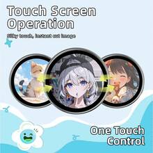 Rechargeable Wearable Anime Badge, Full-Color Display Screen Cosplay Accessory, Supports GIF Video Playback, Built-In 600mAh Battery, Backpack Pendant Otaku Festival Gift - View 4