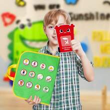 Quixorblex 44-Piece Felt Learning Set, Cartoon-Themed, For Early Education. Includes Garbage Sorting, Recycling And Life Skills Props. Montessori Teaching Resources For Home, School And Classroom Use. Educational Felt For Classification And Learning Activities - Multicolor - View 2