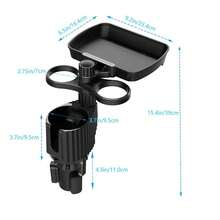 1pc Multi-Function Car Food Tray, Cup Holder, Phone Holder, Drink Carrier, Car Interior Storage Tray - Car Food Tray - View 7
