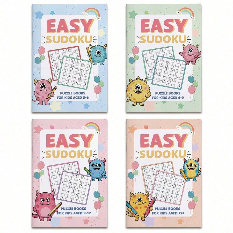 Sudoku Practice Book, Helps You Use Your Break Time More Efficiently, Transforms Fragmented Time Into Focused Thinking Through Structured Logic Puzzles, Perfect For Quiet Relaxation, Learning And Workday Reset. - 簡易數獨 - 查看 1
