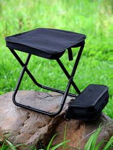 Portable Folding Stool, Lightweight Foldable Outdoor Camping Fishing Stool, Suitable For High-Speed Rail Queuing, Home Shoe Changing, Art Students, Sturdy, Multiple Colors Available, Easy To Carry And Store, Outdoor Essential Equipment - Multicolor - View 7