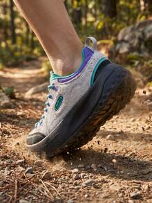 CAMEL CROWN New Women's Outdoor Breathable Casual Sports Shoes, Bread-Shaped Upper, Wear-Resistant Non-Slip Hiking Shoes - Chip Gray Black - View 3