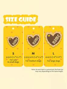 4*4cm Personalized Heart Pet ID Tag: Custom Acrylic Dog, Cat, Rabbit Name Tag - Multicolor - View 9