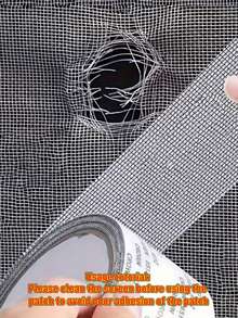 3/2/1 Roll Self-Adhesive Fiberglass Window Screen Repair Tape, Waterproof, Insect-Proof, Strong Adhesive, Suitable For Repairing Dorm Doors/Windows, Curtains, Fabric Surfaces, Anti-Tear Mosquito Net Repair Tape, Adhesive For Mosquito-Proof Doors And Windows, Home Supplies - View 9
